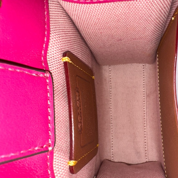 COACH Mini Cashin Tote With Crystal Rivets - Picture 11 of 12